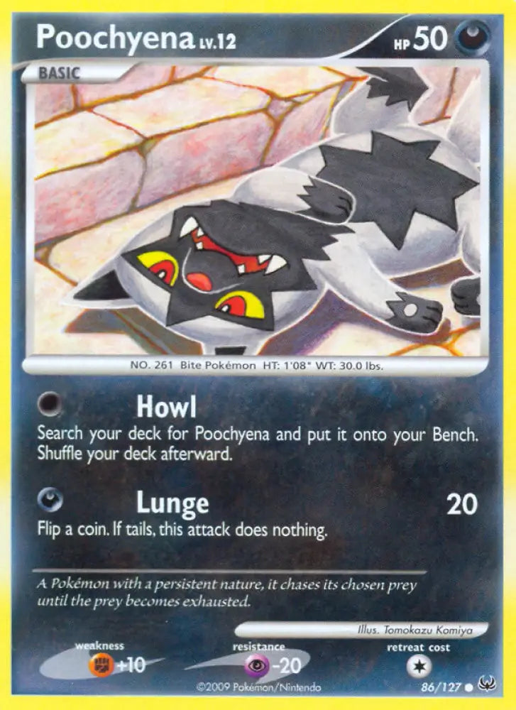 Poochyena (86/127) [Platinum: Base Set] - Pokemon Single