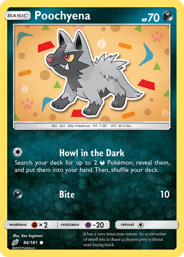 Poochyena (86/181) [Sun & Moon: Team Up] - Pokemon Single