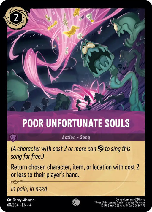 Poor Unfortunate Souls (60/204) [Ursula’s Return] - Lorcana Single