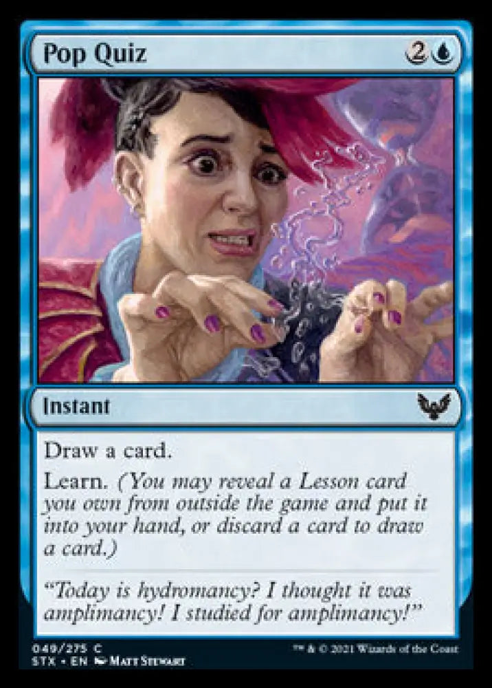 Pop Quiz [Strixhaven: School of Mages] - MTG Single
