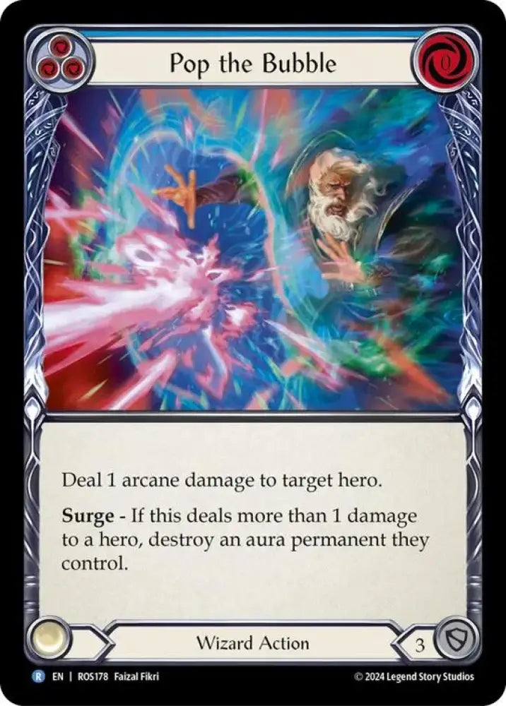 Pop the Bubble (Blue) [Rosetta] Rainbow Foil - Flesh And Blood Single