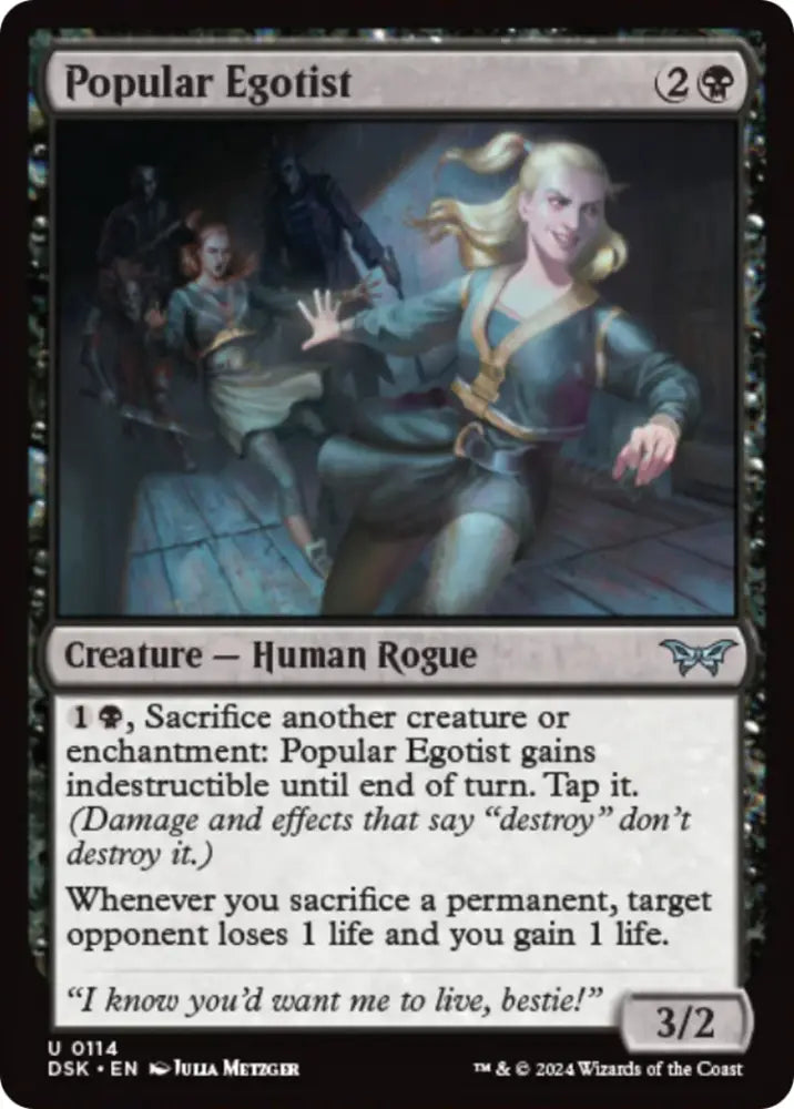 Popular Egotist [Duskmourn: House of Horror] - MTG Single