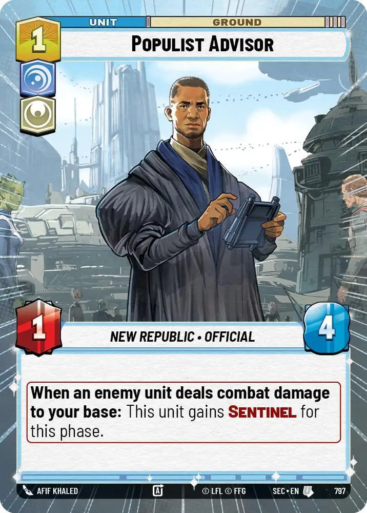 Populist Advisor (Hyperspace Foil) (797) [Secrets of Power]