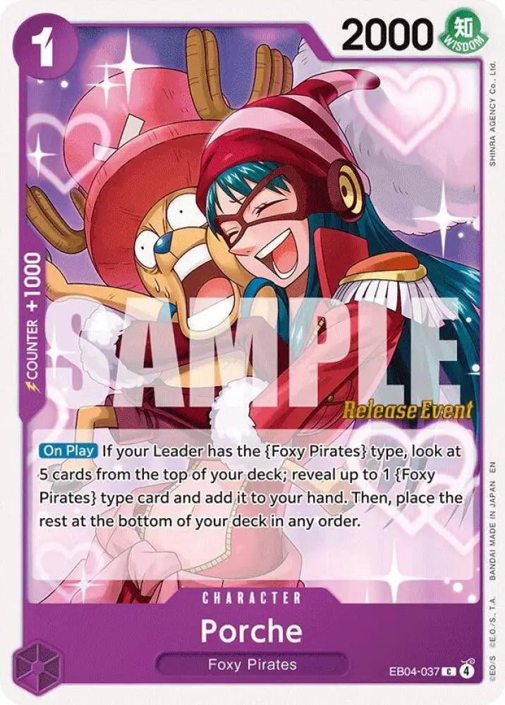 Porche (EB04-037) [The Azure Sea's Seven Release Event Cards]