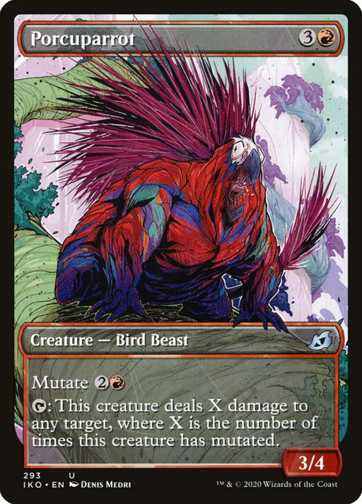 Porcuparrot (Showcase) [Ikoria: Lair of Behemoths] - MTG Single