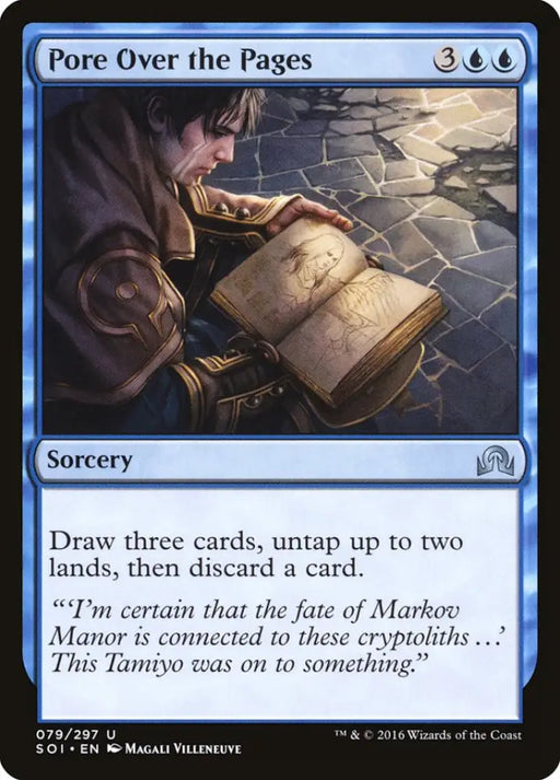 Pore Over the Pages [Shadows over Innistrad] - MTG Single