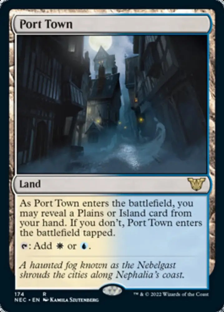 Port Town [Kamigawa: Neon Dynasty Commander] - MTG Single