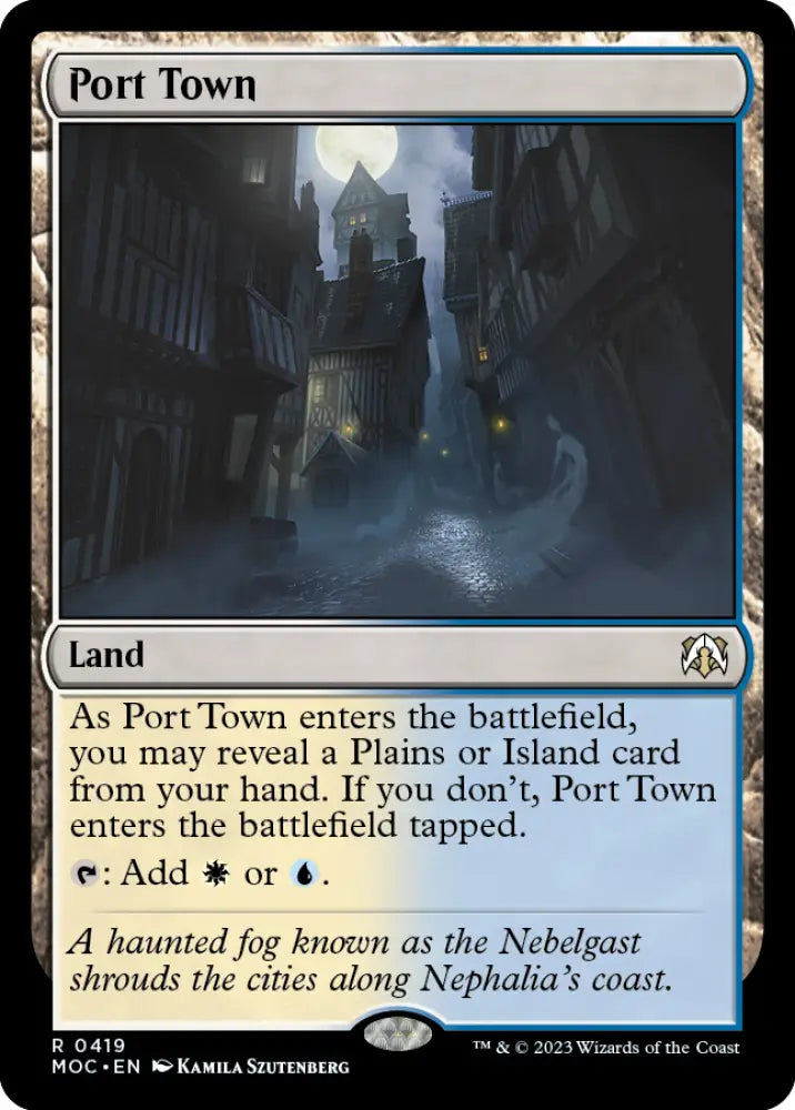 Port Town [March of the Machine Commander] - MTG Single