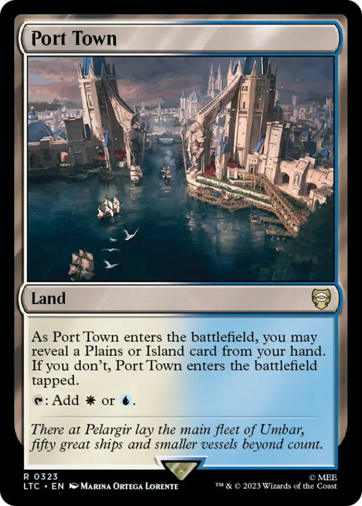 Port Town [The Lord of the Rings: Tales of Middle-Earth Commander] - MTG Single