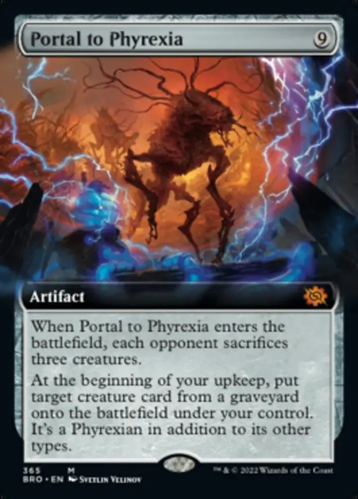 Portal to Phyrexia (Extended Art) [The Brothers’ War] - MTG Single
