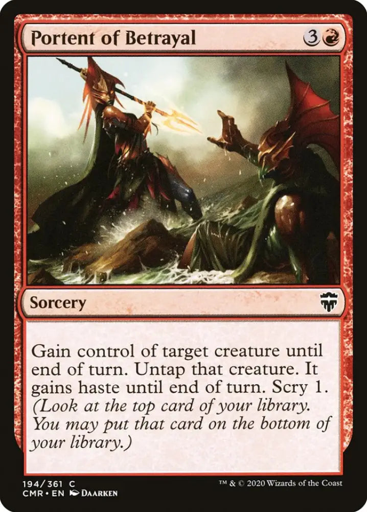 Portent of Betrayal [Commander Legends] - MTG Single