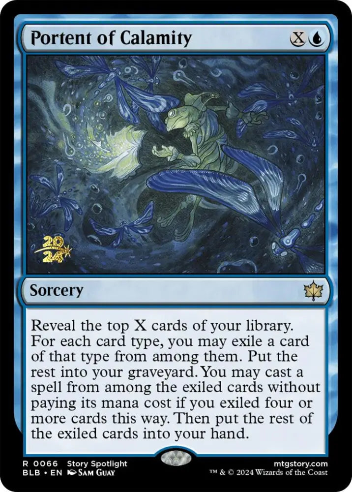Portent of Calamity [Bloomburrow Prerelease Promos] - MTG Single