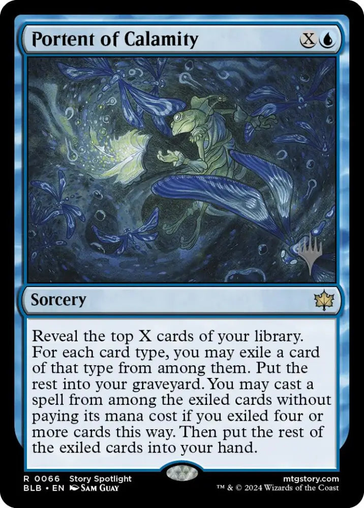Portent of Calamity (Promo Pack) [Bloomburrow Promos] - MTG Single