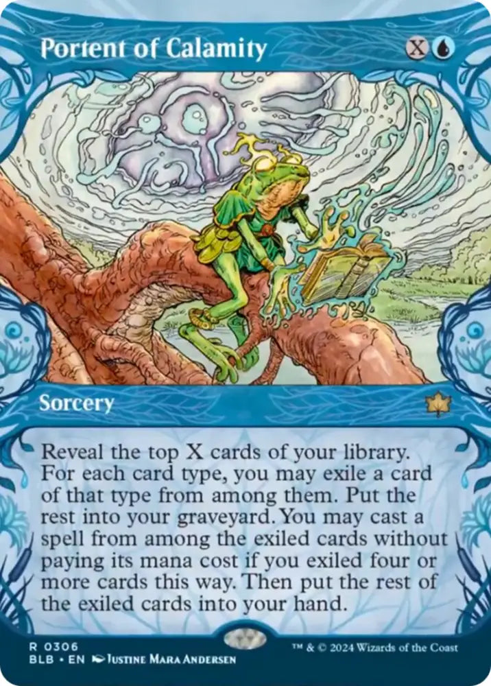 Portent of Calamity (Showcase) [Bloomburrow] - MTG Single