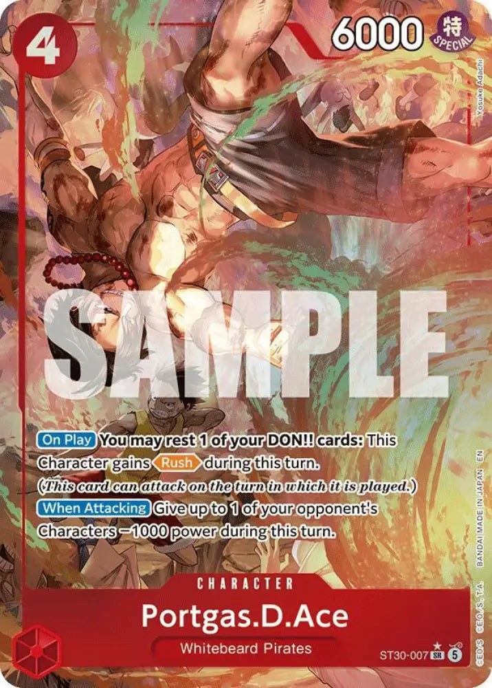 Portgas.D.Ace (007) (Parallel) (ST30-007) [Starter Deck EX: Luffy & Ace]