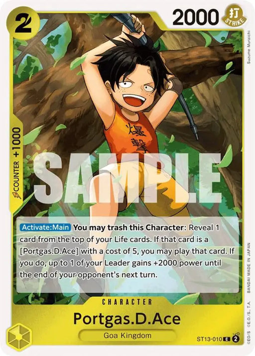 Portgas.D.Ace (010) (ST13-010) [Ultra Deck: The Three Brothers]