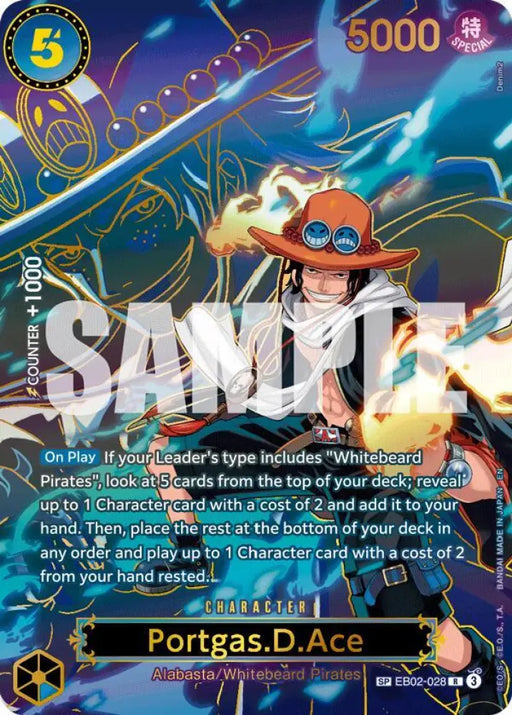 Portgas.D.Ace - EB02-028 (SP) [Carrying On His Will]