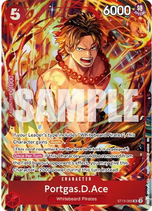Portgas.D.Ace (Illustration Box Vol.5) (ST15-005) [One Piece Promotion Cards]