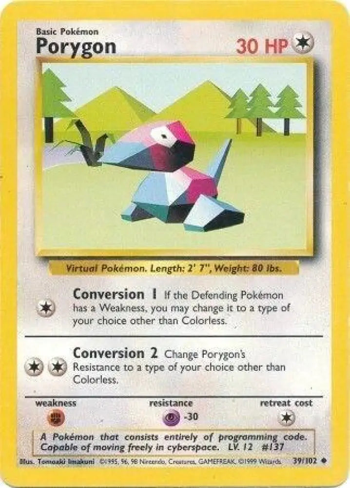 Porygon (039/102) [Base Set]