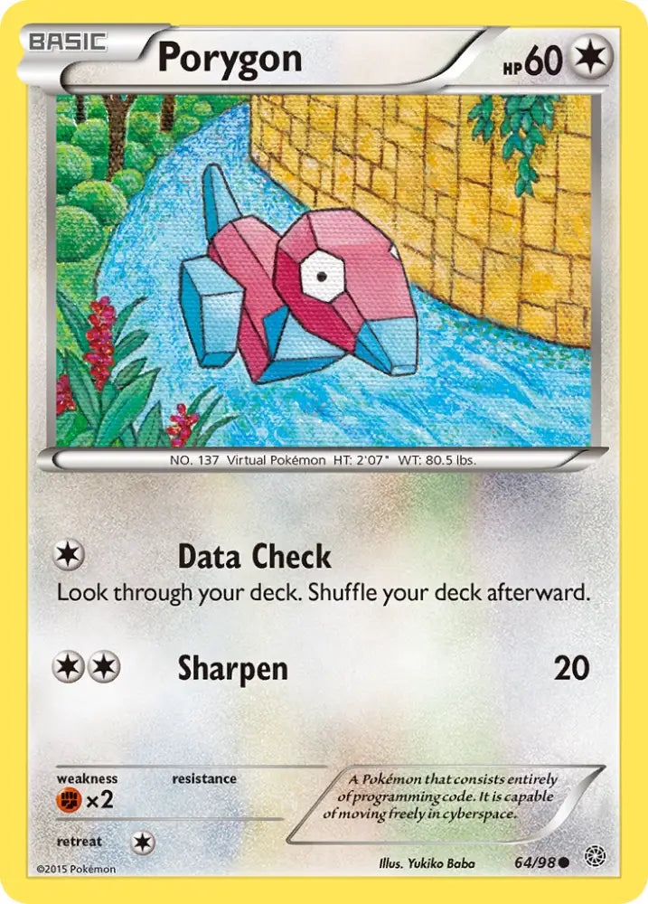 Porygon (64/98) [XY: Ancient Origins] - Pokemon Single