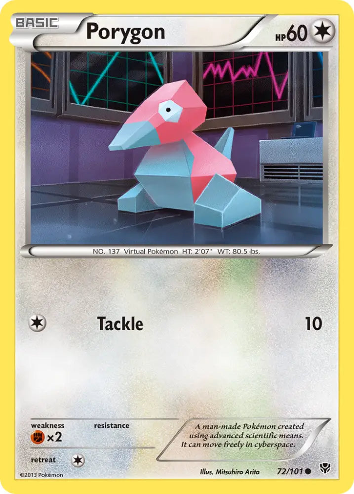 Porygon (72/101) [Black & White: Plasma Blast] - Pokemon Single