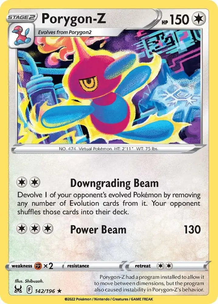 Porygon-Z (142/196) [Sword & Shield: Lost Origin] - Pokemon Single