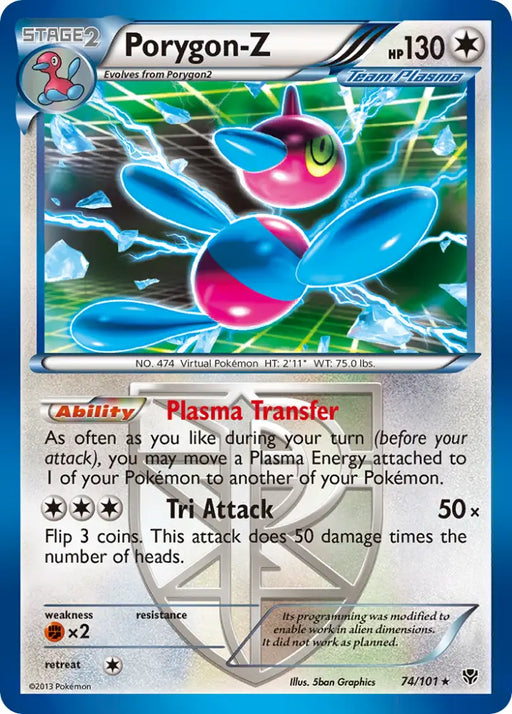 Porygon-Z (74/101) [Black & White: Plasma Blast] - Pokemon Single