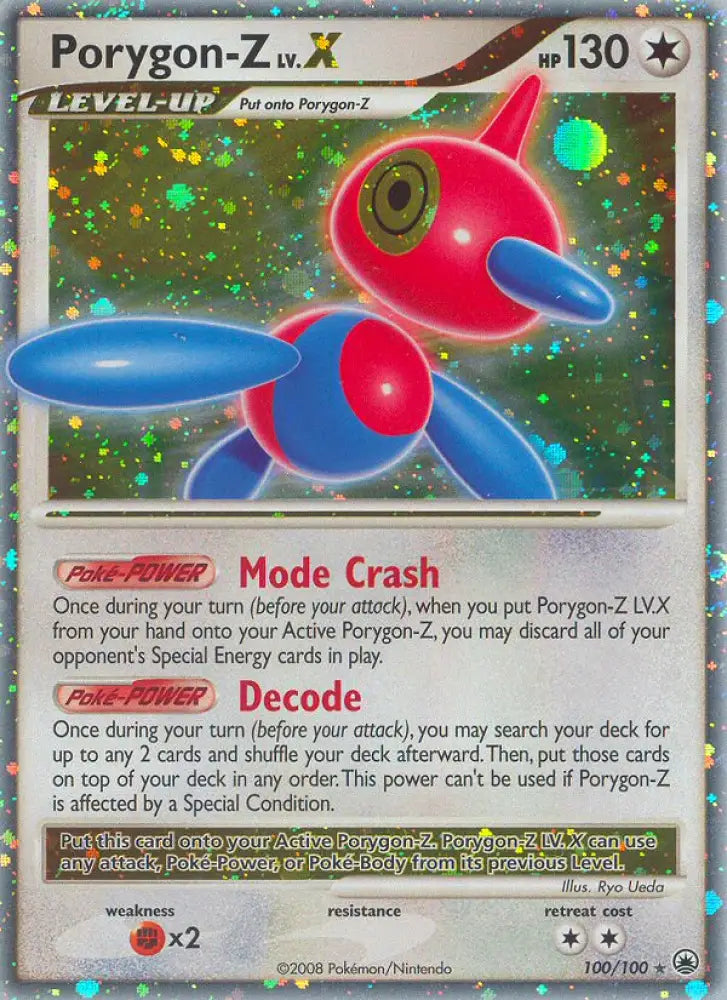 Porygon-Z LV.X (100/100) [Diamond & Pearl: Majestic Dawn] - Pokemon Single