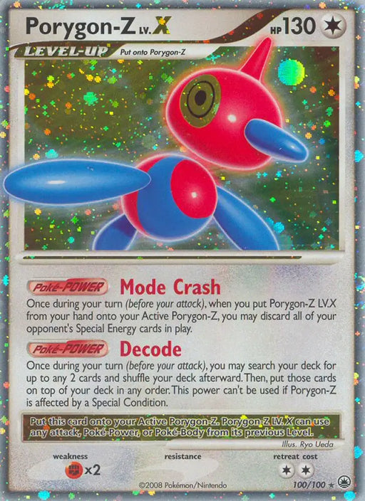 Porygon-Z LV.X (100/100) [Diamond & Pearl: Majestic Dawn] - Pokemon Single