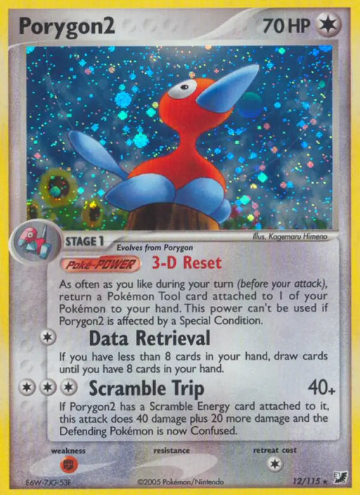 Porygon2 (12/115) [EX: Unseen Forces] - Pokemon Single