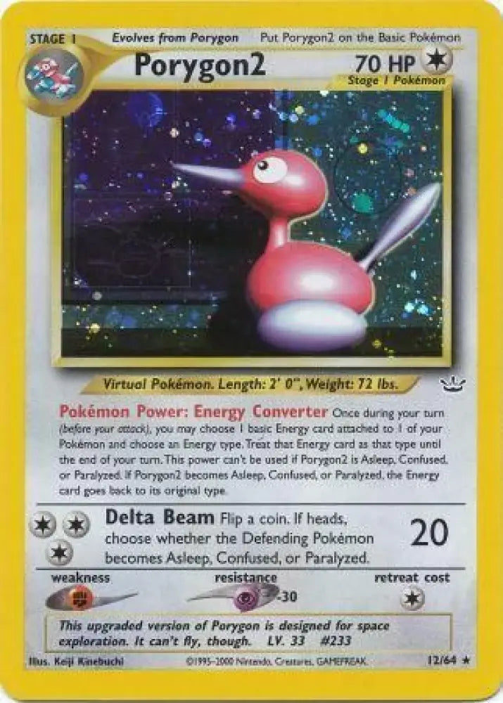 Porygon2 (12/64) [Neo Revelation Unlimited] - Pokemon Single