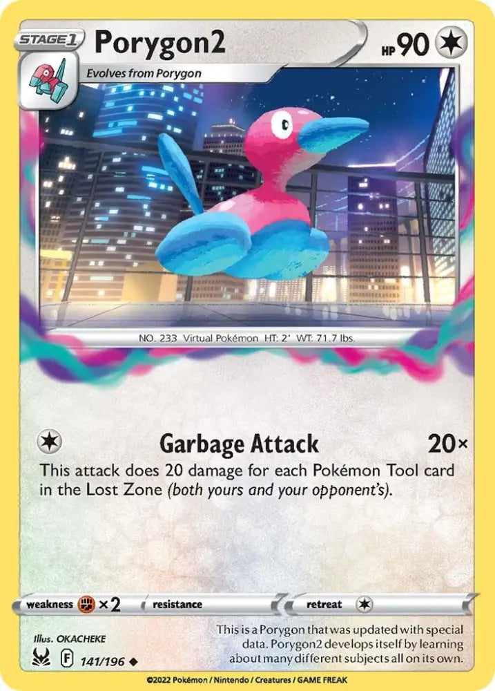 Porygon2 (141/196) [Sword & Shield: Lost Origin] - Pokemon Single