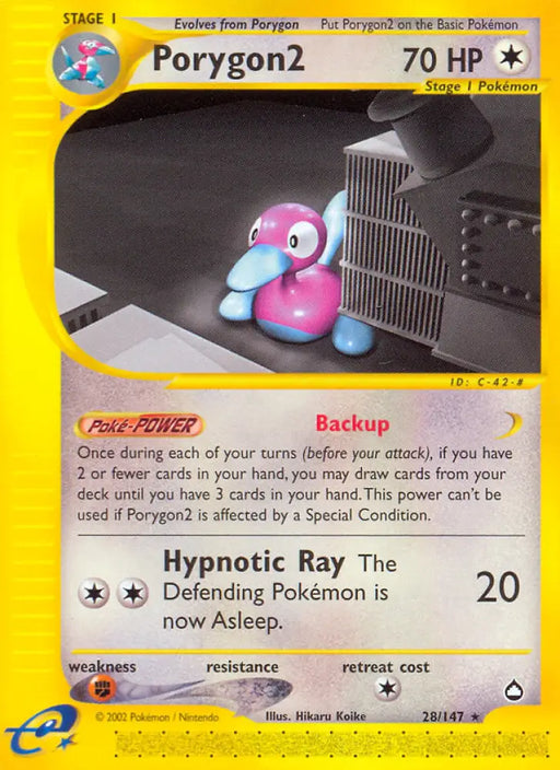 Porygon2 (28/147) [Aquapolis] - Pokemon Single