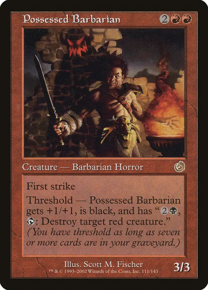 Possessed Barbarian [Torment] - MTG Single