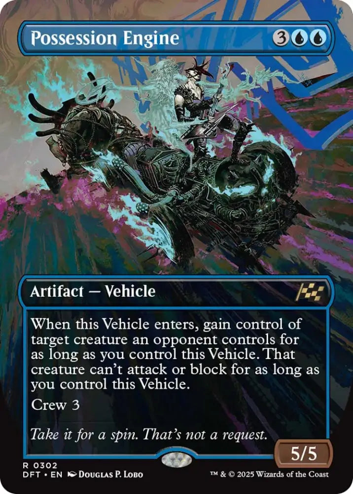 Possession Engine (Borderless) [Aetherdrift] - MTG Single