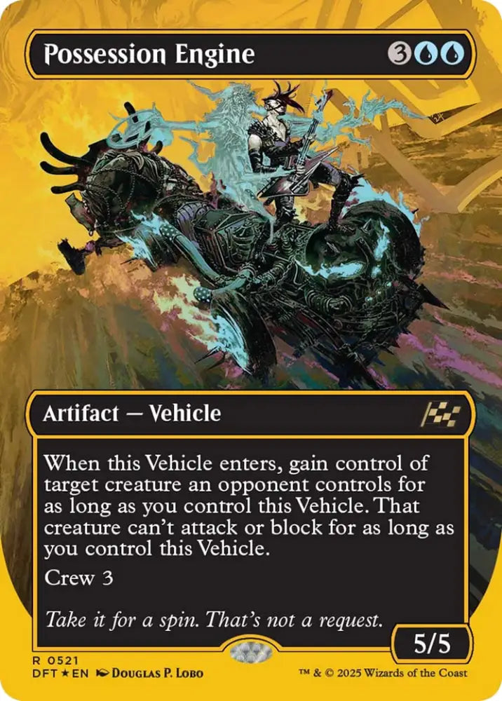Possession Engine (Borderless) (First-Place Foil) [Aetherdrift] - MTG Single