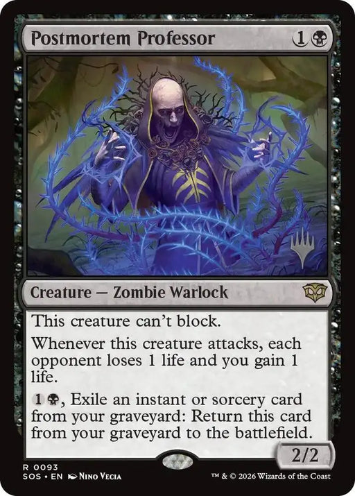 Postmortem Professor (93) [Secrets of Strixhaven Promos]