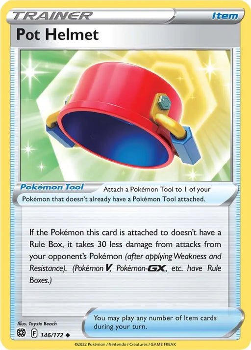 Pot Helmet (146/172) [Sword & Shield: Brilliant Stars] - Pokemon Single