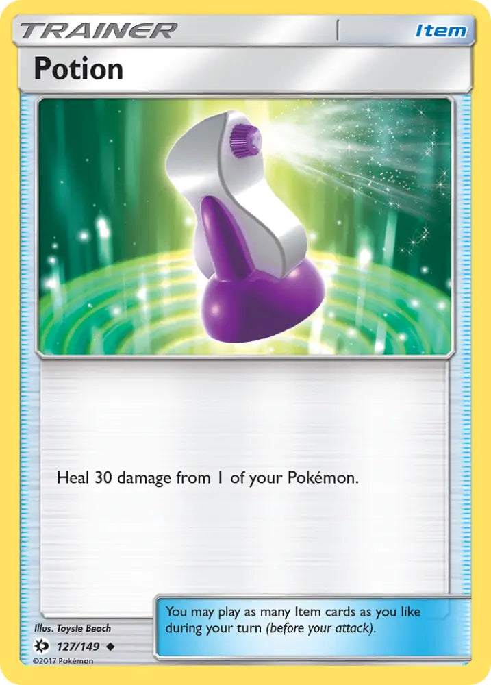 Potion (127/149) [Sun & Moon: Base Set] - Pokemon Single