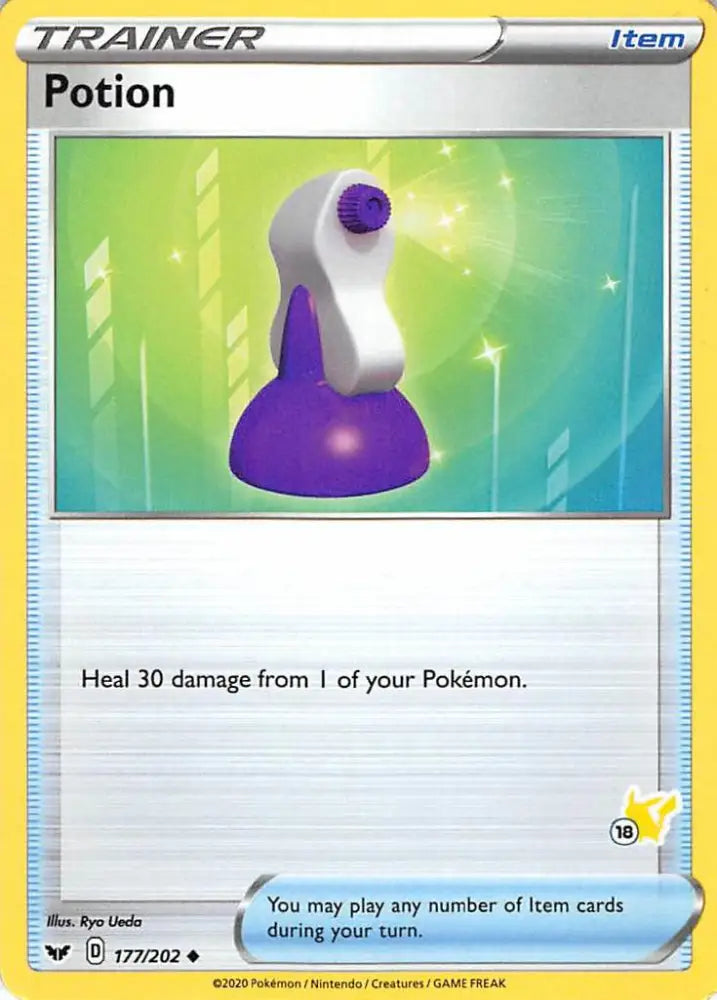 Potion (177/202) (Pikachu Stamp #18) [Battle Academy 2022] - Pokemon Single