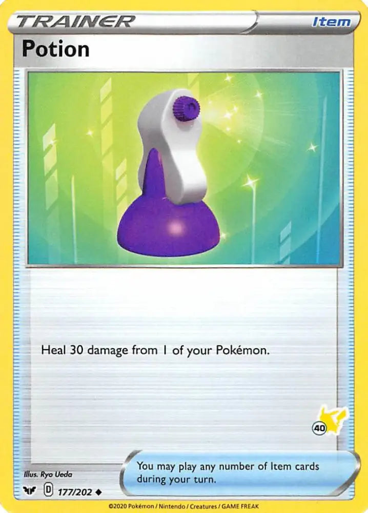 Potion (177/202) (Pikachu Stamp #40) [Battle Academy 2022] - Pokemon Single