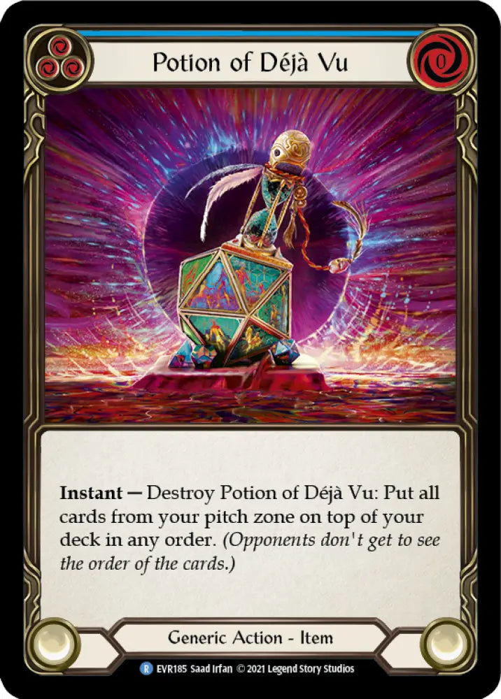 Potion of Deja Vu [Everfest] 1st Edition Cold Foil - Flesh And Blood Single