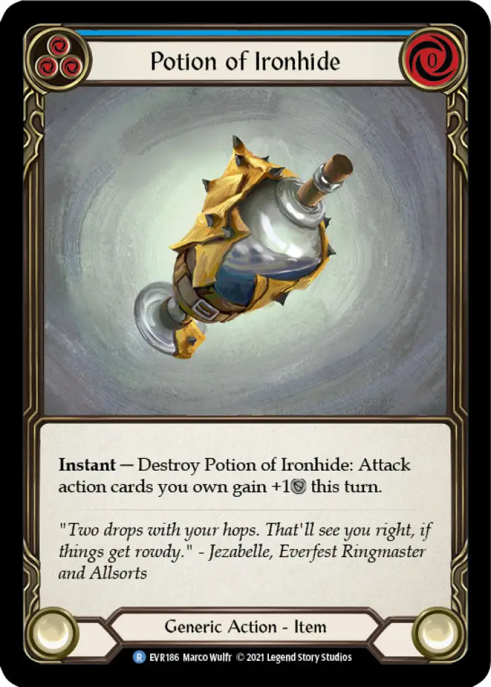 Potion of Ironhide [Everfest] 1st Edition Normal - Flesh And Blood Single