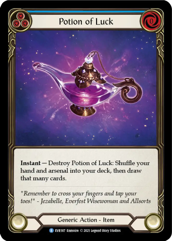 Potion of Luck [Everfest] 1st Edition Normal - Flesh And Blood Single