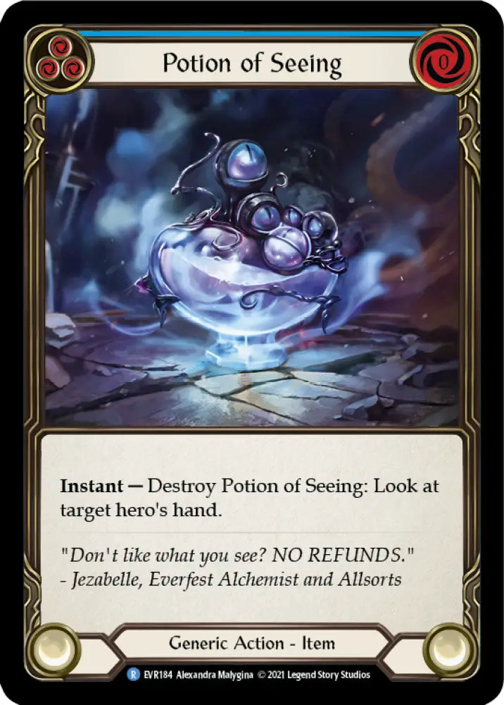 Potion of Seeing [Everfest] 1st Edition Cold Foil - Flesh And Blood Single