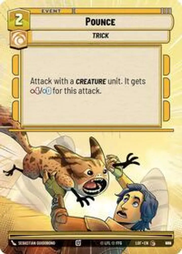 Pounce (Hyperspace Foil) (964) [Legends of the Force]