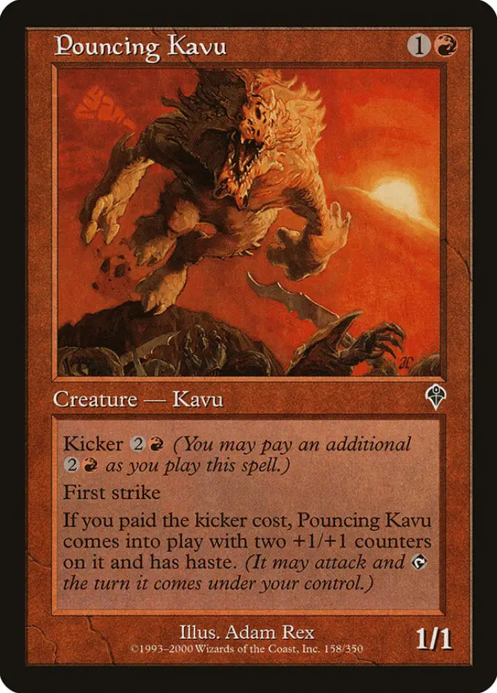 Pouncing Kavu [Invasion] - MTG Single