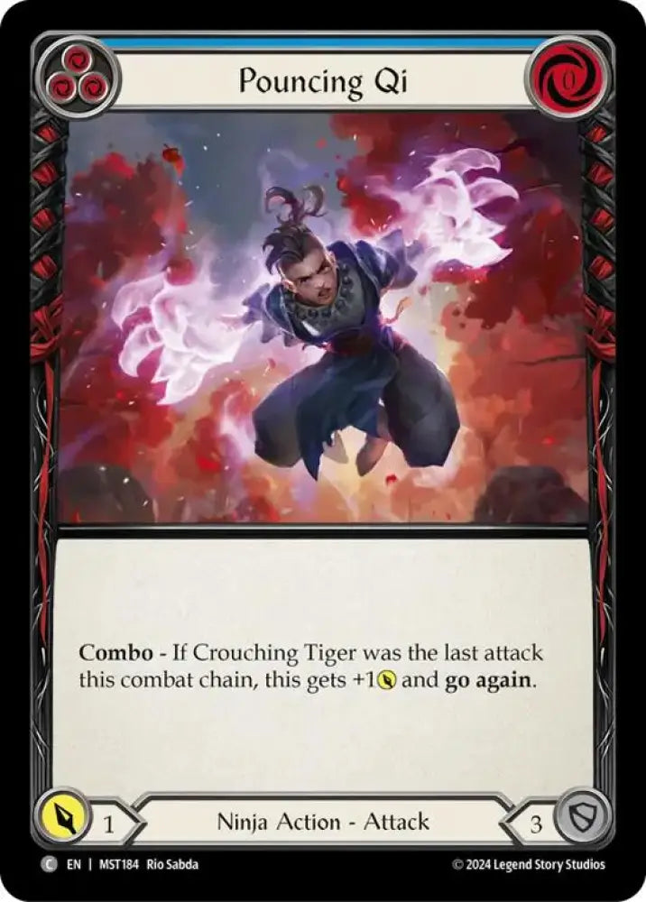 Pouncing Qi (Blue) [Part the Mistveil] - Flesh And Blood Single