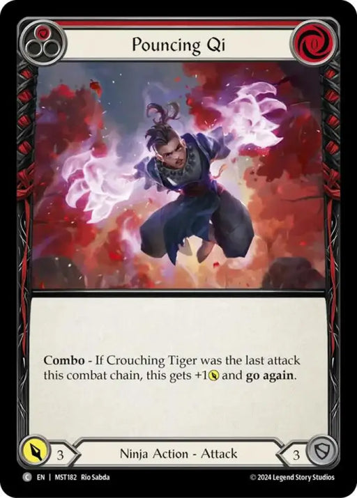 Pouncing Qi (Red) [Part the Mistveil] - Flesh And Blood Single