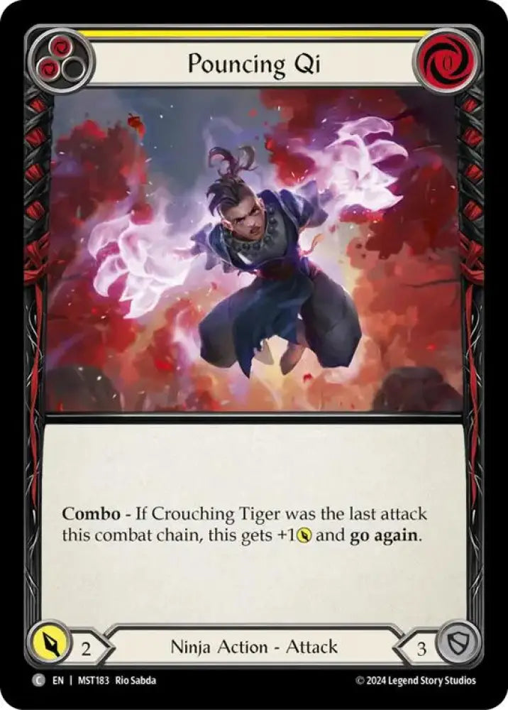 Pouncing Qi (Yellow) [Part the Mistveil] - Flesh And Blood Single